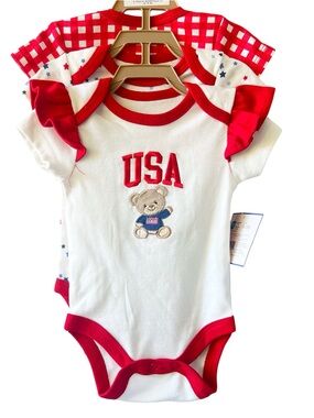 Chickpea - Infant 3-Piece Bodysuit 0-3 Months